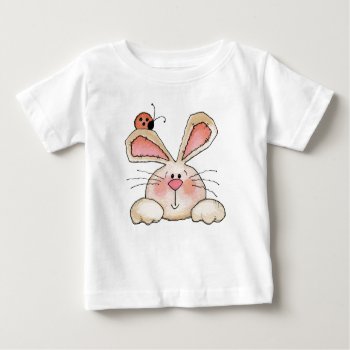 Bunny & Bug - Infant T-shirt by marainey1 at Zazzle
