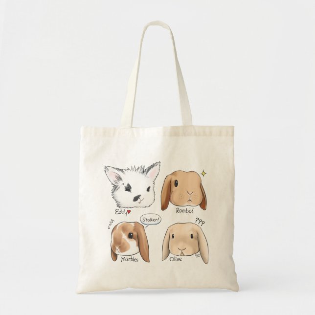 Bunny Bunch Tote (Front)