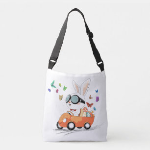 Bunny Carrot Hopping Ride Crossbody Bag