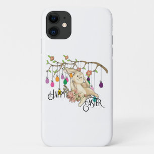 Bunny Celebrates Easter Day iPhone 11 Case