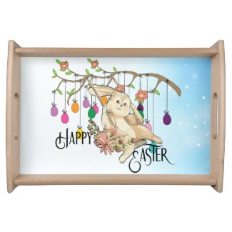 Bunny Celebrates Easter Day