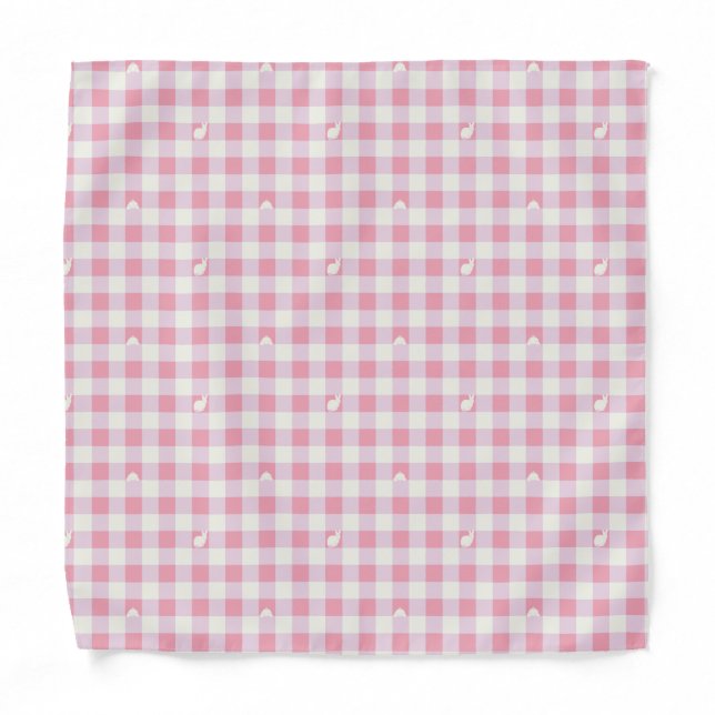 Bunny Check Bandana (Front)