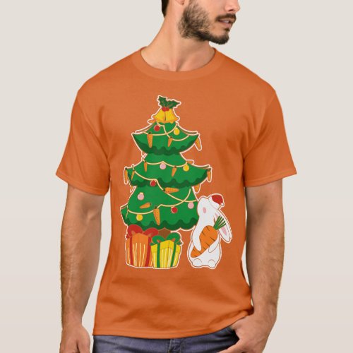 Bunny Christmas Tree T_Shirt