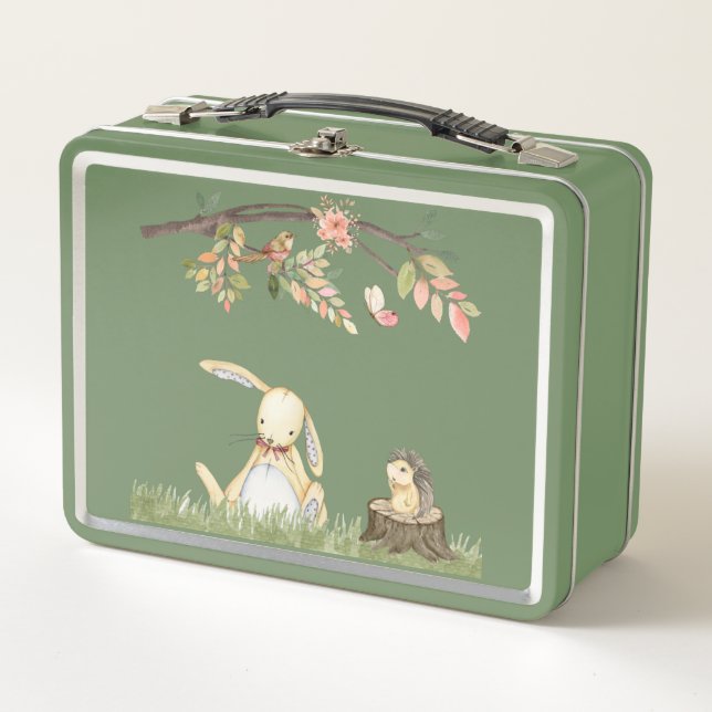 Bunny Collection Metal Lunchbox (Front)