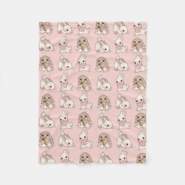 Bunny cute blanket (Front)