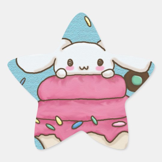 bunny desert star sticker