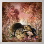 Bunny Dreams Art Poster/Print Poster