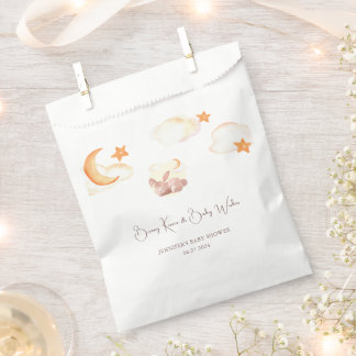 Bunny Dreams Neutral Baby Shower Favor Bag