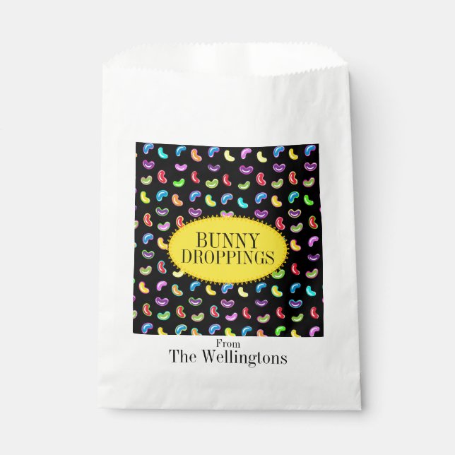 Bunny Droppings Jelly Beans Favor Bags (Front)