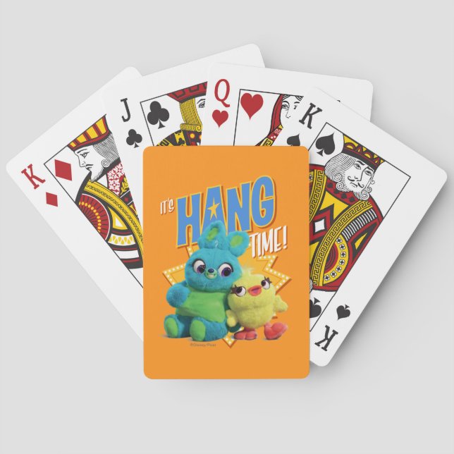 Bunny & Ducky "It's Hang Time" Playing Cards (Back)