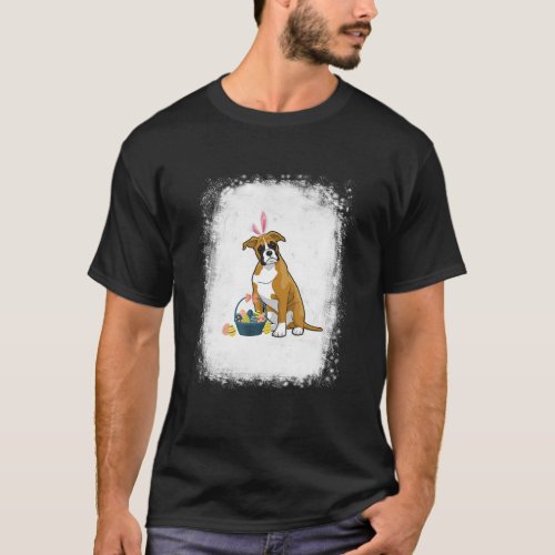 Bunny Ears Boxer Dog Cute Doge Rabbit T_Shirt