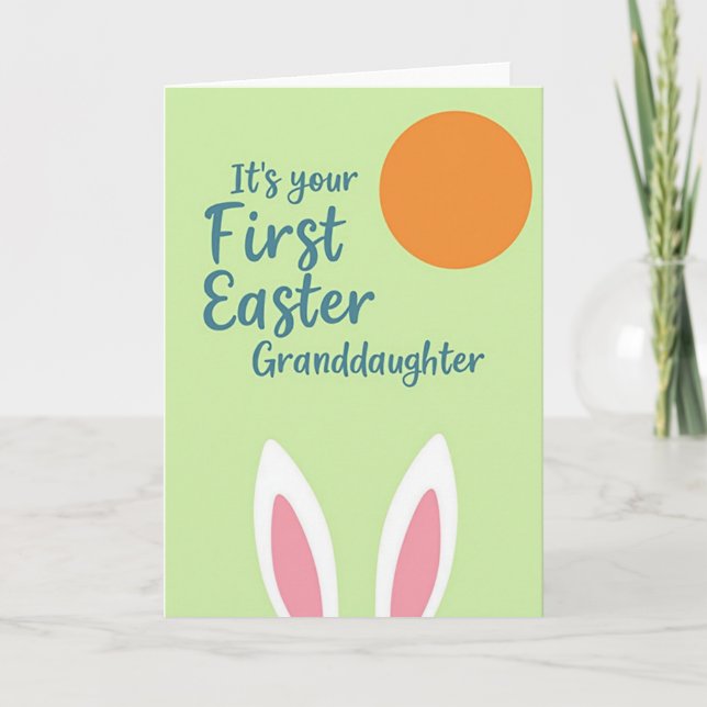 Bunny Ears Celebration Card (Front)