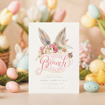 Bunny Ears | Easter Brunch & Egg Hunt Invitation