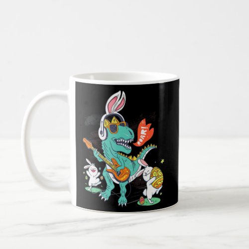 Bunny Ears Egg Easter Day Dinosaur Dino T Rex 2022 Coffee Mug