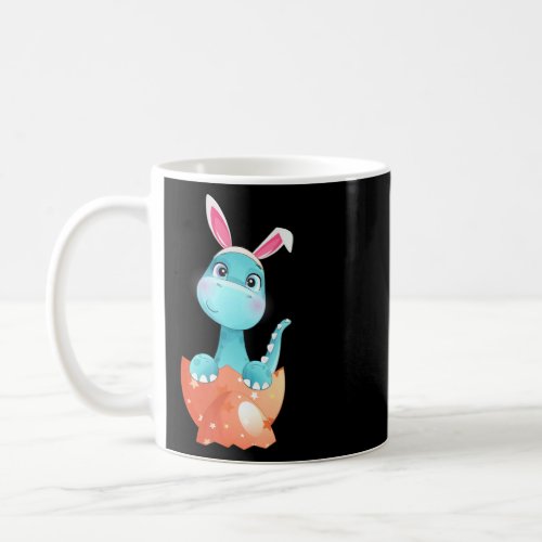 Bunny Ears Egg Easter Day Dinosaur Dino T Rex 2022 Coffee Mug