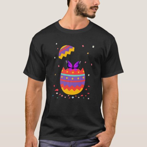 Bunny Ears Eggs Costume Cute Easter Day Graphic Bu T_Shirt