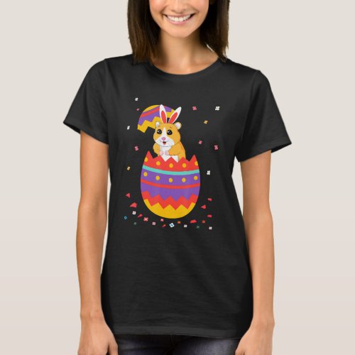 Bunny Ears Eggs Costume Cute Easter Day Graphic Ha T_Shirt