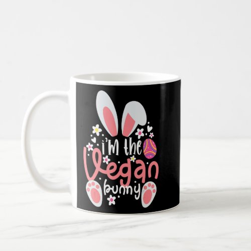 Bunny Ears Im The Vegan Bunny Matching Easter Veg Coffee Mug