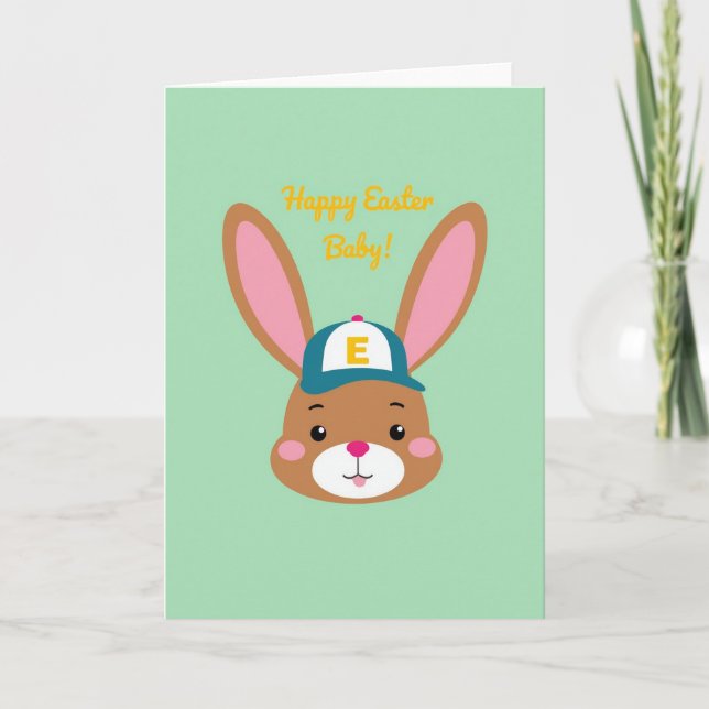 Bunny Easter Celebration Card (Front)