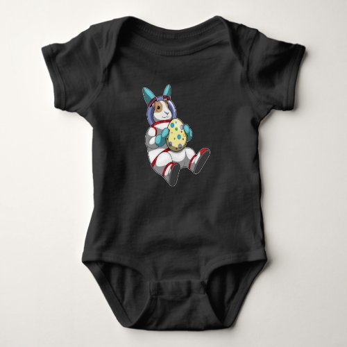 Bunny Easter Easter egg Astronaut Baby Bodysuit