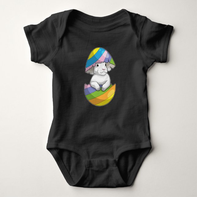 Bunny Easter Easter egg Baby Bodysuit (Front)