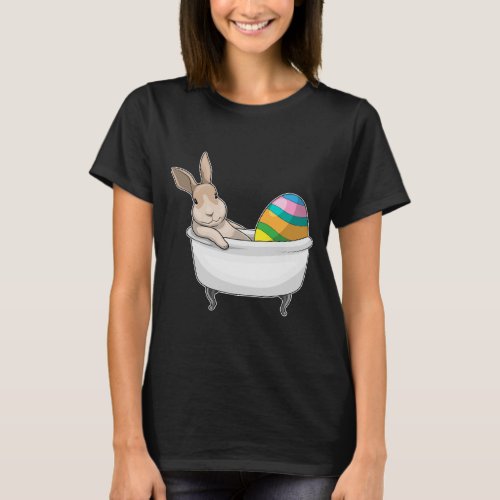 Bunny Easter Easter egg Bathtub T_Shirt