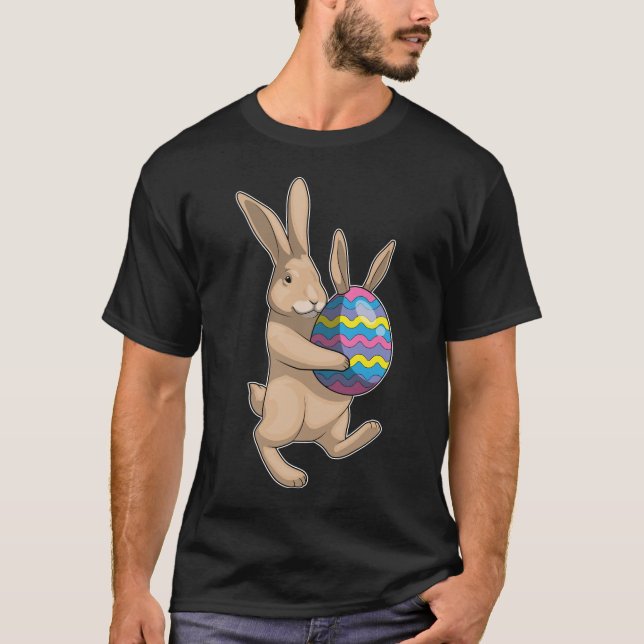 Bunny Easter Easter egg Ears T-Shirt (Front)