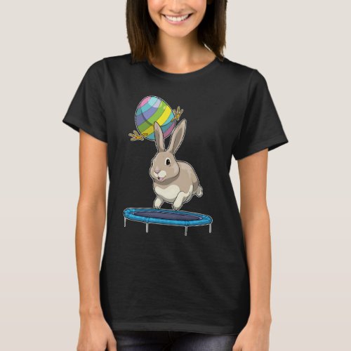 Bunny Easter Easter egg Trampoline T_Shirt