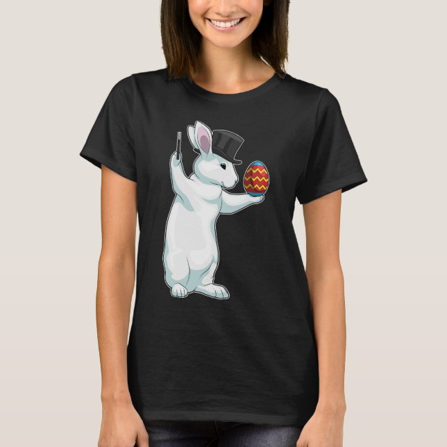 Bunny Easter Easter egg Wizard T-Shirt (Front)