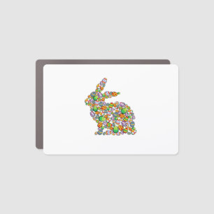Bunny Easter Egg Hunting Cute Rabbit Spring Car Magnet