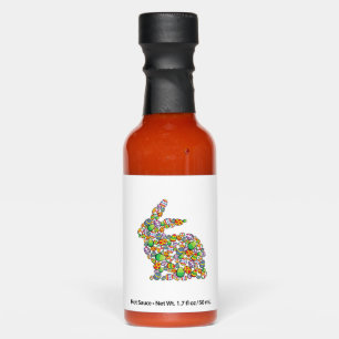 Bunny Easter Egg Hunting Cute Rabbit Spring Hot Sauces