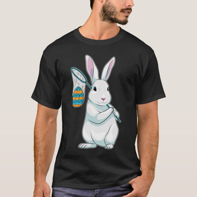 Bunny Easter Fisher Easter egg T-Shirt (Front)