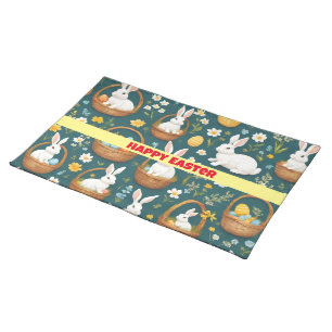 Bunny Easter Modern Collection Cloth Placemat