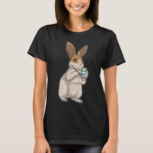 Bunny Easter Painter Easter egg T_Shirt
