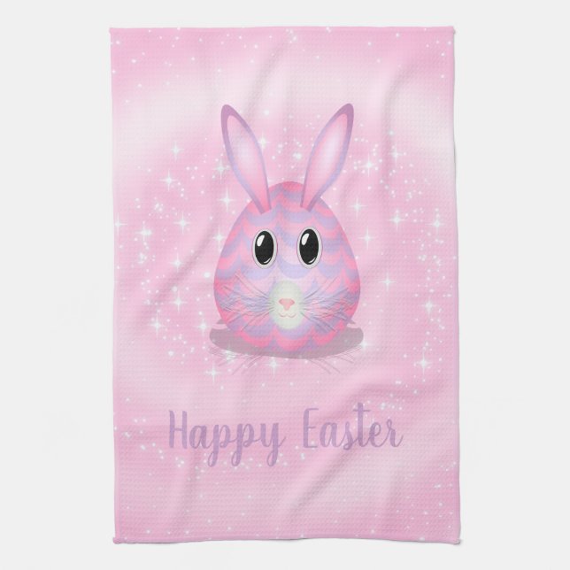 Bunny Egg Kitchen Towel (Vertical)