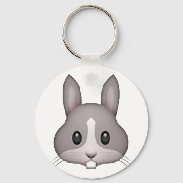 Bunny - Emoji Keychain (Front)