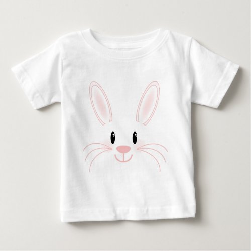 Bunny Face Baby T_Shirt