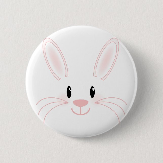 Bunny Face Button (Front)