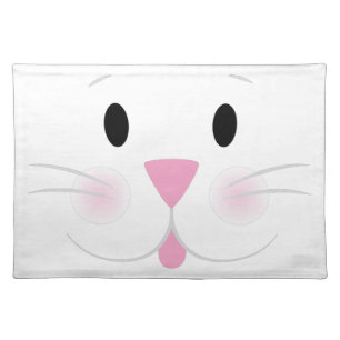 Bunny Face Cloth Placemat