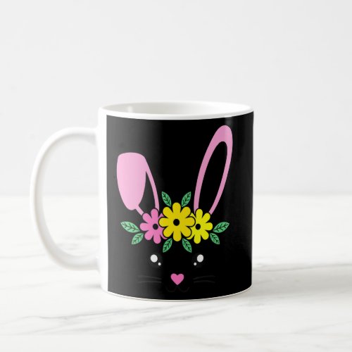 Bunny Face Easter Day For Women Teen Girls And Tod Coffee Mug