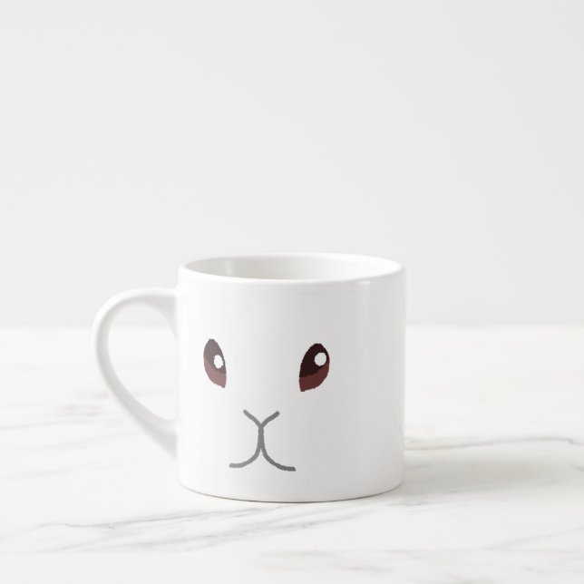 Bunny Face Espresso Cup (Left)
