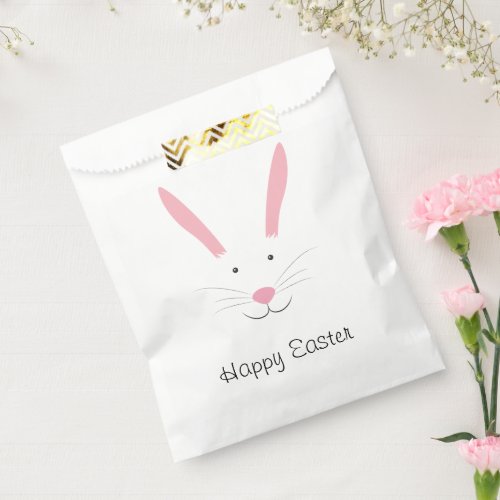 Bunny Face Holiday Easter Favor Bag