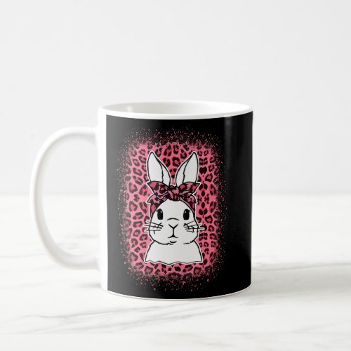 Bunny Face Leopard Pink Glasses Easter Day 2022 Wo Coffee Mug