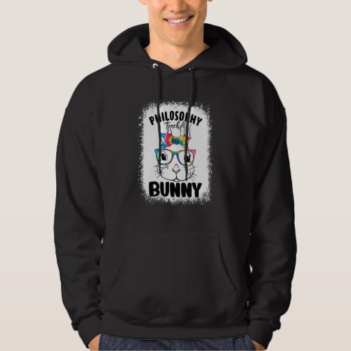 Bunny Face Philosophy Teacher Glasses Teacher East Hoodie