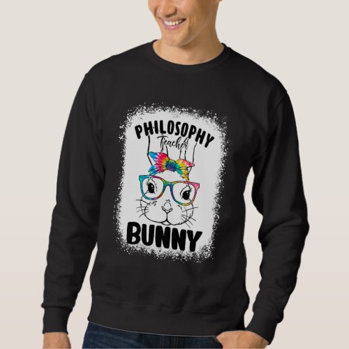 Bunny Face Philosophy Teacher Glasses Teacher East Sweatshirt