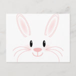 Bunny Face Postcard at Zazzle
