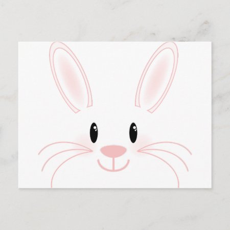 Bunny Face Postcard