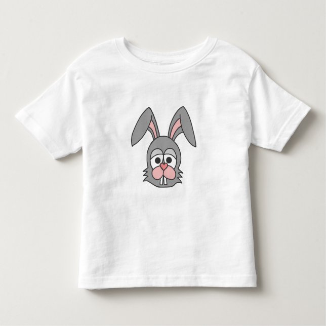 Bunny Face Toddler T-shirt (Front)