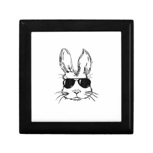 Bunny Face With Sunglasses Easter Day for Boys Men Gift Box