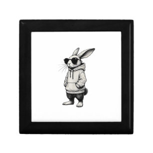 Bunny Face with Sunglasses Easter Day for Boys Men Gift Box